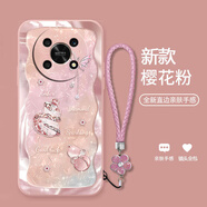 機旺馬適用榮耀X30手機殼新年款X40GT硅膠防摔手鏈軟殼4青春版高級感X30I碎鉆葫蘆創(chuàng  )意網(wǎng)紅保護套 少女粉-A2326碎鉆幸運葫蘆+花手鏈 榮耀X9 5G