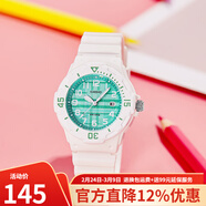 卡西歐（CASIO）手表 學(xué)生兒童表 百搭時(shí)尚 防水夜光指針考試手表情人節禮物 LRW-200H-3C