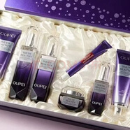 歐佩（OU PEI）歐佩青春靚顏菁萃柔膚水乳套裝女補水保濕淡化細紋面霜精華液 歐佩：青春靚顏抗皺護膚七件套禮盒 凈含量：7件套禮盒