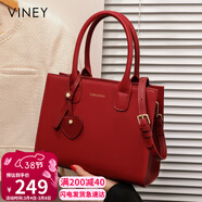 viney牛皮包包女包輕奢新娘婚包輕奢斜挎手提生日女神節38婦女節禮物