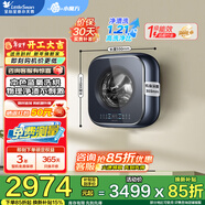 小天鵝（LittleSwan）3KG壁掛全自動(dòng)迷你洗衣機 高溫蒸汽除菌洗烘一體 專(zhuān)洗嬰兒服/口水巾/毛絨玩具 壁掛 【藍氧除菌】TD30MS90