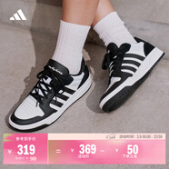 adidas ENTRAP美式校園風(fēng)運動(dòng)少年感復古籃球風(fēng)板鞋男女阿迪達斯   白色/黑色   42