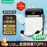 索愛(ài)（soaiy）S318小蜜蜂擴音器教師專(zhuān)用藍牙音箱音響小喇叭TF卡U盤(pán)錄音麥克風(fēng)戶(hù)外導游便攜式教學(xué)Type-c 黑