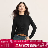 熙世界（sllsky）富家千金感格子背心裙2025秋冬新款英倫風(fēng)綿羊毛呢連衣裙 曜石黑 T恤 S