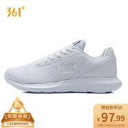 361°運動(dòng)鞋男鞋春夏季透氣網(wǎng)面通勤休閑慢跑步鞋子男士671832270-4