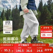 巴拉巴拉兒童褲子男童女童加絨加厚長(cháng)褲2025秋冬束腳運動(dòng)休閑褲親子款時(shí)尚