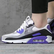 CLENIKEED【廠(chǎng)牌】AIR NIKE王一博AIRMAX90情侶休閑跑步運動(dòng)鞋氣 元年紫 36