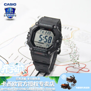卡西歐（CASIO） 男表女表卡西歐手表男女情侶表學(xué)生時(shí)尚運動(dòng)表太陽(yáng)能雙顯電子表 AE-1600H-1AVPF琥珀黑