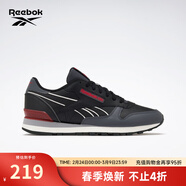 銳步銳步官方24新品男女款CLASSIC LEATHER CLIP拼色復古休閑運動(dòng)跑鞋 100074395 44 (28.5cm),US: 10.5