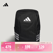 adidas大容量籃球運動(dòng)雙肩背包籃球包男女新款阿迪達斯官方   黑色   NS(均碼)
