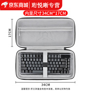 何佳功適用MelGeek小蜜蜂Made68鍵盤(pán)收納包磁軸機械68鍵賽博01暗夜 MOJO68/暗夜騎士鍵盤(pán)包一個(gè)【小號】