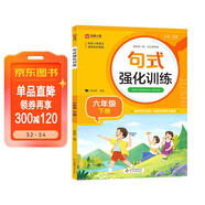 小學(xué)六年級通用句式強化訓練（六年級下冊）配合語(yǔ)文教材課本同步使用 ?？季涫接柧?輕松夯實(shí)語(yǔ)文基礎 小學(xué)字詞句練習 擴句 造句 修辭 標點(diǎn)等彩色印刷 大字 寬行距