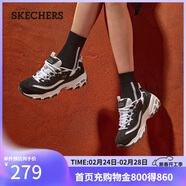 斯凱奇（Skechers）新年禮物女鞋冬季厚底老爹鞋百搭軟底舒適外穿運動(dòng)鞋11959