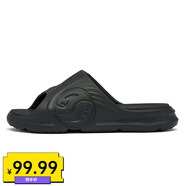 361°361度男女拖鞋夏季新款運動(dòng)鞋防滑拖鞋潮流百搭舒適軟彈透氣 烏黑色/361度白6733 【男款】 43