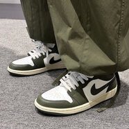 耐克（NIKE）女鞋 Air Jordan 1 AJ1籃球鞋復古運動(dòng)鞋低幫休閑鞋耐 DC0774-122-AIR JORDAN 1 22 35.5 (5mm)