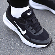 耐克（NIKE）男鞋跑步鞋2026春季新款REVOLUTION 8運動(dòng)鞋網(wǎng)面透氣學(xué)生休閑鞋 CJ1682-004黑色白/WEARALLDAY 45