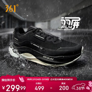 361°運動(dòng)鞋男赤焰5春季雨天通勤防潑水緩震休閑跑步鞋子672532216-4