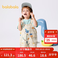 巴拉巴拉寶寶短袖套裝男女童夏裝洋氣背帶褲兩件套2025時(shí)髦潮209225119203