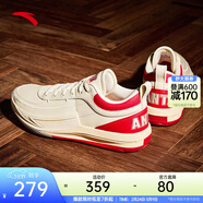 安踏（ANTA）【鋒芒1 STYLE】籃球校園文化鞋男氮科技抗扭休閑耐磨低幫運動(dòng)鞋 學(xué)院紅-1 45 (男11碼)