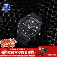 卡西歐（CASIO） 男表女表卡西歐手表男女情侶表學(xué)生時(shí)尚運動(dòng)表太陽(yáng)能雙顯電子表 MW-620H-1AVDF劍客-復古黑 新一代