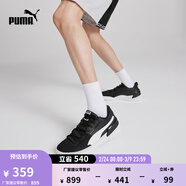 彪馬（PUMA）趙繼偉同款|透氣網(wǎng)眼實(shí)戰籃球鞋男女款運動(dòng)鞋CLYDE194454 黑色-白-02 43