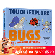 英文原版繪本 Touch and Explore Bugs 精裝紙板觸摸書(shū) STEM科普學(xué)習大進(jìn)化