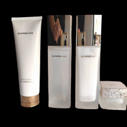 卡姿蘭（Carslan）護膚品水漾清透組合洗面奶水乳精華面霜眼霜保濕補水滋潤 水+乳液+面霜+眼霜