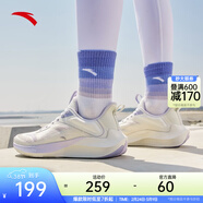 安踏（ANTA）【毒刺】安踏女鞋運動(dòng)鞋秋跑步鞋子女慢跑鞋 象牙白/迷霧紫/淡紫灰-2 39
