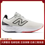 NEW BALANCE男士跑步鞋緩震性能輕便設計透氣結構跑鞋網(wǎng)面材質(zhì)合成材料 White White Black Red 40