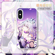 繪黛 二次元遐蝶適用蘋(píng)果Xsmax手機殼星穹鐵道xsiPhone7/8新款6潮流Plus卡通炫彩漸變防摔保護套 【極光金炫彩殼】遐蝶TC Apple iPhone XS