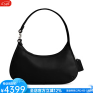 蔻馳（COACH）輕奢潮流女包節日禮物Eve中號皮革單肩包魅力潮牌16737296 Black os