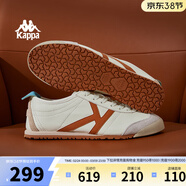 Kappa卡帕女鞋復古德訓鞋女2026春季新款薄款板鞋輕便運動(dòng)鞋跑鞋子女 水綠色/寶石紅 38