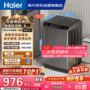 海爾（Haier）全自動(dòng)波輪洗衣機10KG 直驅變頻 家用宿舍 一級能效 家電國家補貼以舊換新京東自營(yíng) EB100B32Mate1