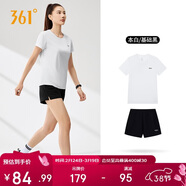 361°跑步運動(dòng)套裝女士夏季衣服新款速干短袖短褲兩件套662524001H-1