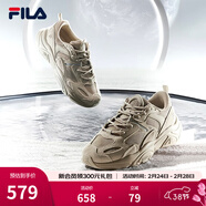 斐樂(lè )（FILA）跑步鞋老爹鞋男鞋FILA MARSⅡ火星二代情侶款復古運動(dòng)鞋休閑鞋 駝絲錦-DO-F12M131116F 43