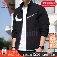 耐克（NIKE）官方夾克男 26春新款潮流百搭防風(fēng)速干運動(dòng)服健身跑步透氣外套男 【店長(cháng)推薦】潮流百搭/矚目logo M （建議130-150斤左右）