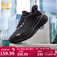 361°運動(dòng)鞋男鞋赤焰3春夏季網(wǎng)面透氣跑鞋男輕便減震專(zhuān)業(yè)跑步鞋 黑暗騎士 39
