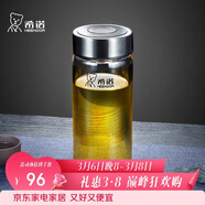 希諾玻璃杯單層加厚大容量家用辦公泡茶杯子男車(chē)載水杯XN-6016L 400mL