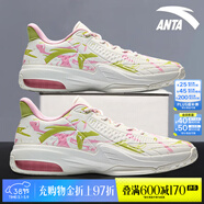 安踏KT3 team｜籃球鞋男春夏季湯普森防滑減震男戶(hù)外實(shí)戰比賽運動(dòng)鞋子 【KT3 TEAM低幫款】白/粉紅/綠-1 45