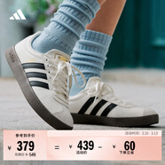 adidas「T頭鞋」VL COURT復古休閑板鞋德訓鞋男女阿迪達斯輕運動(dòng) 漢玉白/黑色/樹(shù)脂黃 (推薦女生買(mǎi)小半碼)   37