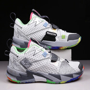 2詹姆斯15男童4高幫實(shí)戰籃球鞋男威少3代大碼5球鞋女學(xué)生6運動(dòng)7 白水泥灰 36