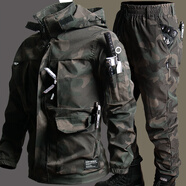 軍迷用品戶外戰(zhàn)術(shù)中國迷彩服套裝男士軍迷服裝軍旅速干教官訓練訓作服高端特種兵戰(zhàn)術(shù)服裝 綠森林 185/3XL【171-190斤】