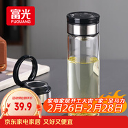 富光尚宇系列單層悶茶玻璃杯 男女士水杯高硼硅玻璃杯子泡茶杯500ml