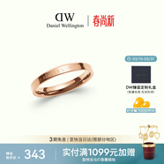丹尼爾惠靈頓（DanielWellington）【DW馬思純同款】dw戒指男經(jīng)典情侶戒指玫瑰金64號生日禮物DW023