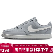 耐克NIKE男子休閑鞋COURT VISION LOW 運動(dòng)鞋HV8139-002灰白42