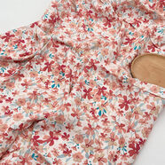 程寶寶人造棉布料棉綢布親膚綿綢面料睡衣服裝印花布人棉碎布頭處理 五彩繽紛/1米價(jià)