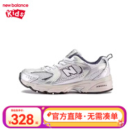 NEW BALANCENB童鞋男女兒童休閑運動(dòng)鞋網(wǎng)面透氣舒適休閑鞋學(xué)生防滑跑步鞋530 530KA 36 腳長(cháng)22cm 美碼4碼