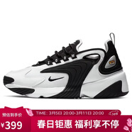 耐克NIKE 女子 休閑鞋 氣墊  ZOOM 2K 運動(dòng)鞋 AO0354-100白36