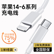 尊匠蘋(píng)果充電器適配原裝17-6系列正品充電線(xiàn)氮化鎵30/40W快充線(xiàn)PD套裝iPhone14ProMax手機充電頭數據線(xiàn) 【蘋(píng)果6-14系列】PD快充線(xiàn)丨單線(xiàn)標準1米