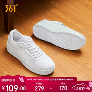 361°運動(dòng)男鞋春夏季學(xué)生復古厚底增高小白休閑板鞋子男672426615-1